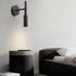 Modern Minimalist Cylinder Rotatable Iron LED Wall Sconce Lamp For Bedroom