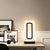 Modern Minimalist Rectangular Hardware Acrylic LED Table Lamp For Bedroom