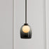 Contemporary Nordic Orb Cup Iron Glass 1-Light Pendant Light For Bedroom