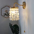 Traditional Vintage Round Shell Crystal Iron Frame 1-Light Wall Sconce Lamp For Living Room