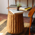 Modern Minimalist Column Magnesium Oxide End Table 1-Tier For Living Room