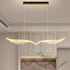 Contemporary Creative Wings Aluminum Acrylic LED Island Light Chandelier For Dining Room