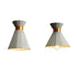 Contemporary Nordic Cement Semi-Conical Shade 1-Light Pendant Light For Dining Room