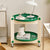 Contemporary Creative Removable Round Acrylic Plastic End Table 2-Tier For Living Room