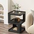 Modern Minimalist Square Iron Side Table 3-Tier For Living Room