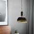 Contemporary Nordic Ribbed Glass Bowl-Shaped 2-Light Pendant Light For Living Room