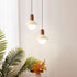 Contemporary Simplicity Macaron Iron Geometric Cone Shape 1-Light Pendant Light For Living Room