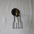 Contemporary Industrial Round Iron Cage 1-Light Wall Sconce Lamp For Living Room