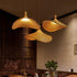 Contemporary Creative Rattan Weaving Iron Hat 1-Light Pendant Light For Dining Room