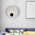 Contemporary Nordic Round Iron Resin LED Wall Sconce Lamp For Bedroom