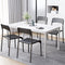 Modern Minimalist Square Plastic Iron Multi-Holes Dining Chair Backrest For Dining Room