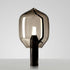 Contemporary Creative Heptagonal Cylinder Glass Iron 1-Light Table Lamp For Bedroom