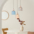 Contemporary Scandinavian Liftable Aluminum Acrylic Cup Shape LED Pendant Light For Bedroom