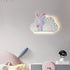 Contemporary Creative Cartoon Doraemon Decor Cloud Shape LED Wall Sconce Lamp For Bedroom