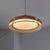 Contemporary Nordic Round Triple Disc Iron Acrylic LED Pendant Light For Living Room