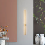 Modern Minimalist Long Strip Iron Acrylic LED Wall Sconce Lamp For Living Room