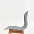 Contemporary Nordic Curved Square PP Wood Dining Chair Backrest For Dining Room