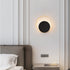 Modern Minimalist Iron Circle Ring 1-Light Wall Sconce Lamp For Bedroom