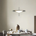 Contemporary Nordic Acrylic Flying Saucer Shade Hardware LED Pendant Light For Living Room