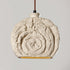 Contemporary Industrial Round Snail Shell Shape Cement 1-Light Pendant Light For Living Room