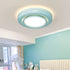 Modern Minimalist Round Iron Acrylic LED Flush Mount Ceiling Light For Bedroom