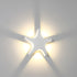 Contemporary Simplicity Aluminum Starfish Design LED Waterproof Wall Sconce Lamp For Outdoor Patio