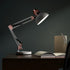 Modern Minimalist Folding Half Round Metal 1-Light Table Lamp For Bedroom
