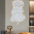 Contemporary Nordic Ginkgo Leaf Resin LED Wall Sconce Lamp For Living Room