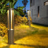 Modern Minimalist Waterproof Cylinder Square Aluminum LED Landscape Light For Garden