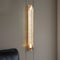 Modern Luxury Iron Crystal Strip Cubic LED Wall Sconce Lamp For Living Room