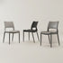 Contemporary Nordic Square Curved Upholstered Hollowed Out Leather Carbon Steel Dining Chair Backrest For Dining Room