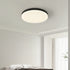 Modern Minimalist Aluminum Acrylic Round Shade LED Flush Mount Ceiling Light For Bedroom