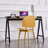 Modern Minimalist Square Frame PP Plastic Dining Chair Backrest For Dining Room