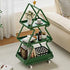 Contemporary Creative Christmas Tree Iron End Table 3-Tier For Living Room