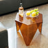 Modern Minimalist Hexagonal Acrylic Coffee Table Three Legs For Living Room