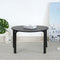 Contemporary Creative Bend Round Wood Coffee Table 1-Tier For Living Room