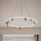 Contemporary Creative Aluminum Acrylic Rainbow Beans LED Island Light Pendant Light For Living Room