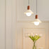 Contemporary Simplicity Macaron Iron Geometric Cone Shape 1-Light Pendant Light For Living Room