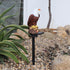 Modern Art Deco Waterproof Solar Resin Plastic Eagle LED Landscape Lighting Outdoor Light For Garden