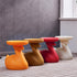 Contemporary Creative Plastic Tray Top Swan Shape Base End Table For Living Room