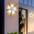 Contemporary Simplicity Aluminum Starfish Design LED Waterproof Wall Sconce Lamp For Outdoor Patio