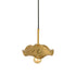 Contemporary Scandinavian Lotus Leaf Iron 1-Light Pendant Light For Living Room