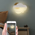 Contemporary Simplicity Iron Acrylic Cloud Shade LED Wall Sconce Lamp For Living Room