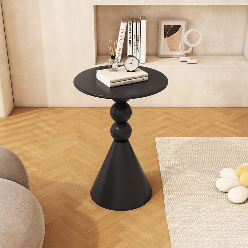 Modern Minimalist Round Ball Geometric Base Iron Coffee Table For Living Room