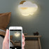 Modern Art Deco Iron Acrylic Cloud LED Wall Sconce Lamp For Bedroom