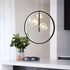 Modern Minimalist Circle Orb Iron Glass 1/3/5 Light Pendant Light For Living Room
