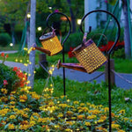 Contemporary Creative Solar Kettle Iron LED Outdoor Light For Garden