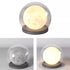 Contemporary Creative Moon Stainless Steel PE PMMA 1-Light Outdoor Light For Garden