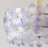 Modern Art Deco Cinquefoil Spherical Cylindrical Glass Iron 6/8 Light Chandelier For Living Room