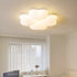 Contemporary Simplicity Iron PE Four-Leaf Clover LED Flush Mount Ceiling Light For Living Room